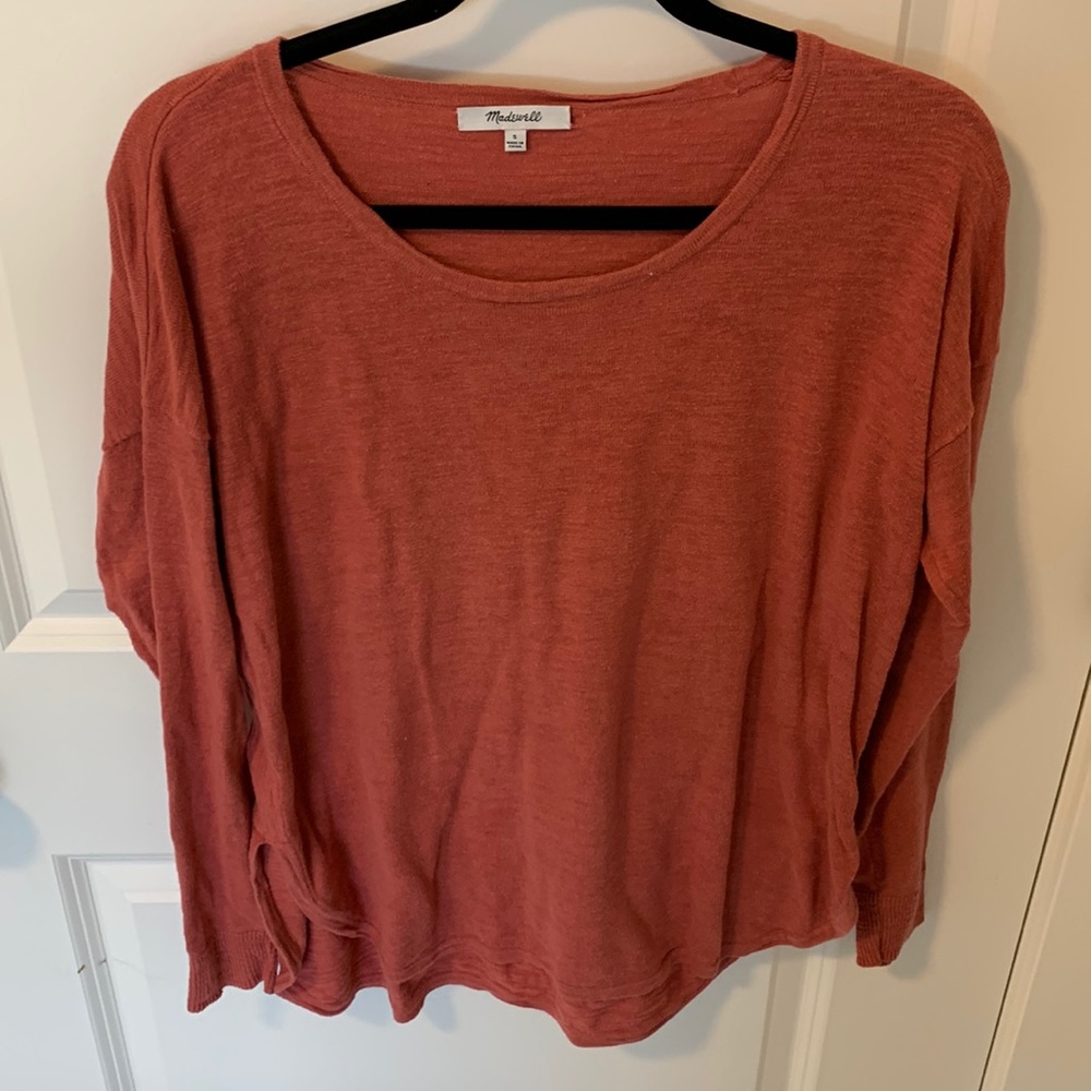 Coral sweater from Madewell Size S